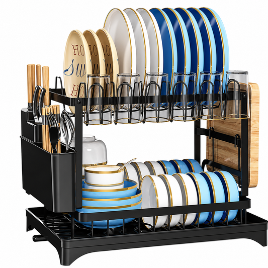Rack Escurridor Estante Secador Loza 2 Niveles